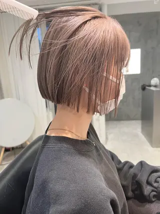 ショート カラー 🌿ショート🌿 パーマ🌿淳平のヘアスタイル