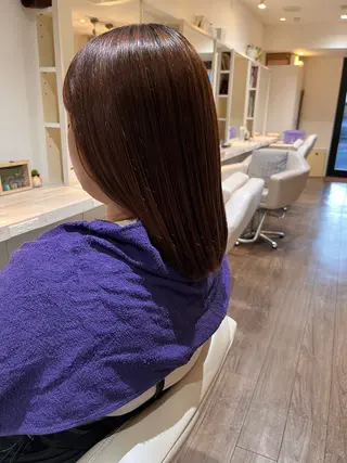 ミディアム 福本 好子のヘアスタイル
