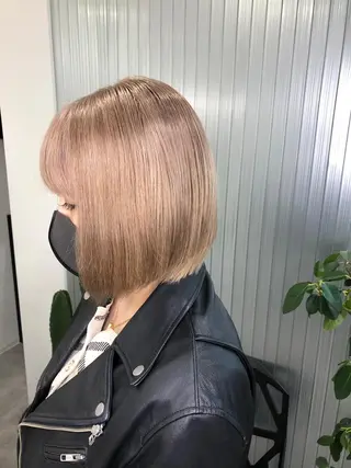 ショート カラー LOOP hairのヘアスタイル
