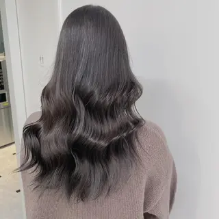 セミロング カラー 🫧ハイトーン🫧 ベージュ🫧徹哉のヘアスタイル