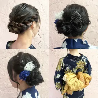 ヘアアレンジ オタク美容師☃️🩵 ヘアアレンジ/暗髪のヘアスタイル