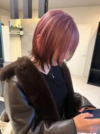 ショート カラー 透明カラー/レイヤー misaki °＊のヘアスタイル