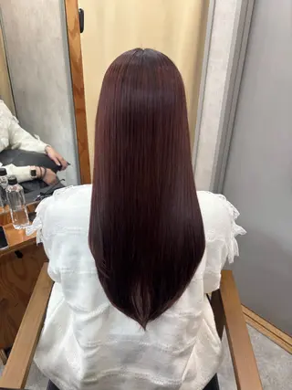 ロング カラー 藤井 悠希のヘアスタイル
