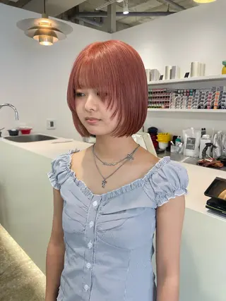 ショート カラー 𝘚𝘶𝘻𝘶 𓂃𓈒𓏸のヘアスタイル