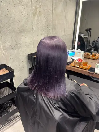 ロング カラー 暖色/ハイトーン/ カラー/HBLのヘアスタイル