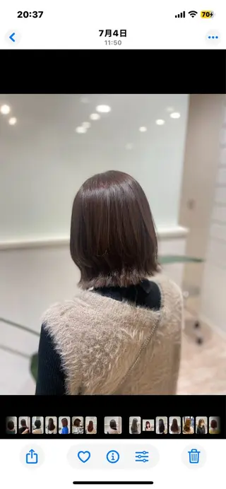 ショート ボブ/艶髪 soleilrukaのヘアスタイル