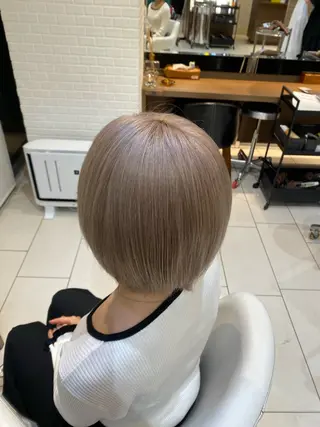 ショート カラー 🎀ブリーチ/メンズ ひより🎀のヘアスタイル