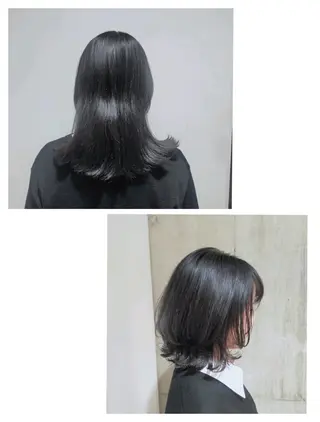 ミディアム 和佐 ももえのヘアスタイル