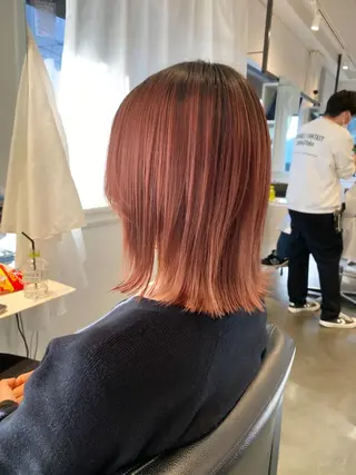 ショート カラー ボブ　ショート 特化 迫田紘史のヘアスタイル