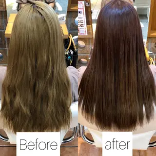 ロング カラー ✨髪質改善専門店✨ QOLU✨のヘアスタイル