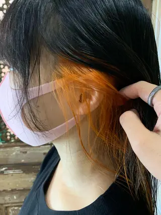 ミディアム カラー パーマ ヘアアレンジ メンズ ネイル マツエク・マツパ Sia中野新橋 『JUNYA』のヘアスタイル