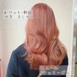 セミロング 新宿駅近♡友達とOK 🦋W -ワット -のヘアスタイル