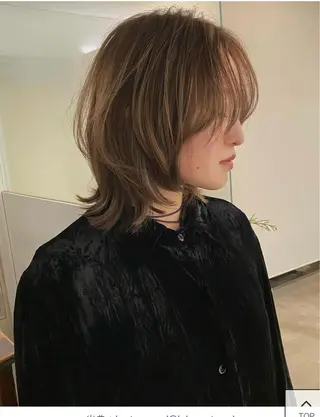 ミディアム 🧿パーマ／レイヤー 🧿シュリのヘアスタイル