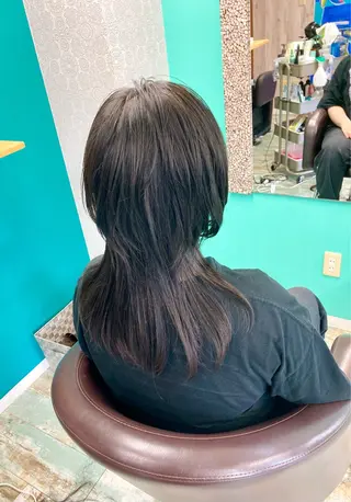 セミロング 田牧 みゆきのヘアスタイル