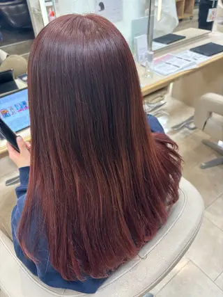 カラー 🎀暖色カラー/透明 感カラー/ひな🎀のヘアスタイル