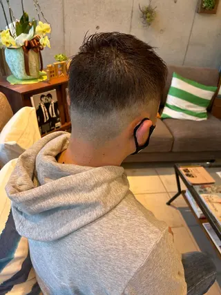 メンズ 増渕 里奈のヘアスタイル