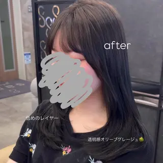 ロング カラー ショート・ボブ/ 透明感カラー/めいのヘアスタイル