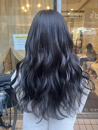 ロング 菊池 純香のヘアスタイル