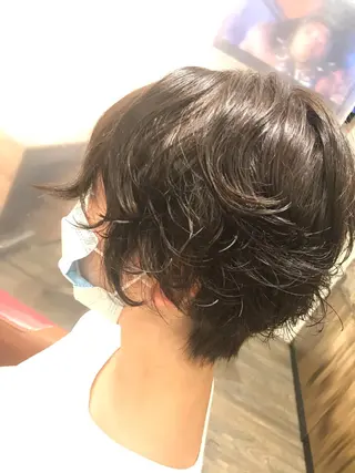 ショート パーマ 限定クーポン 💕大量更新ブリーチのヘアスタイル