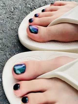 ショート HandS ネイル 自宅サロンのネイルデザイン