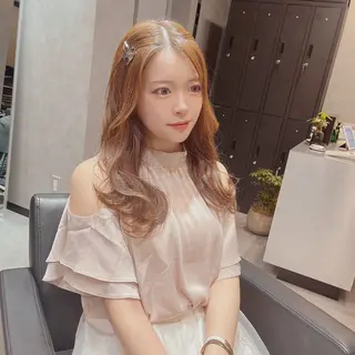 ロング 坂谷 BUCKS/縮毛矯正のヘアスタイル