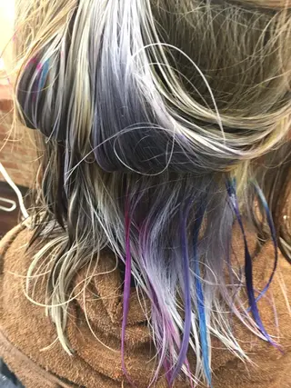 ミディアム カラー 桧山 真のヘアスタイル