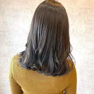 セミロング カラー ヘアアレンジ 🌻あいり merci.🌻のヘアスタイル