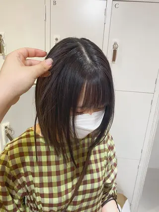 ミディアム カラー 透明感カラー/京橋/ reikoのヘアスタイル
