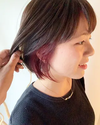 ショート くせ毛×ショート 上岡勇祐のヘアスタイル