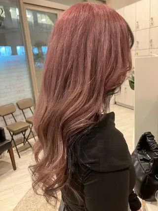 ロング カラー 永倉 はるかのヘアスタイル