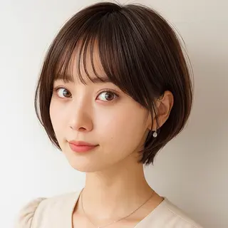 ショート カラー パーマ KAKKY/ショート レイヤー/千種/池下のヘアスタイル