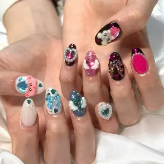 ネイル OKIKA所属・【OKIKA】 らん🦖🌈🧡のマツエク・マツパデザイン