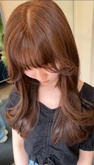 ミディアム W_SALON ［四条河原町］のヘアスタイル