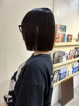 ショート 結莉/ボブ/ 縮毛矯正のヘアスタイル