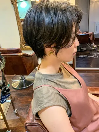 ショート 丹羽大喜 縮毛矯正/美髪矯正のヘアスタイル