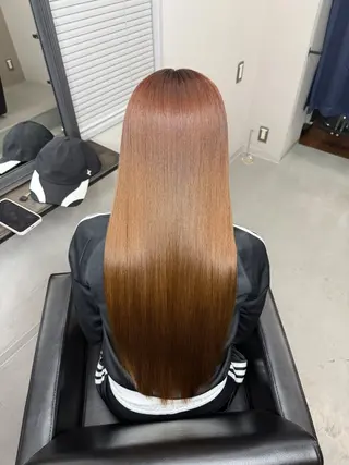 ロング カラー 縮毛矯正/韓国 /店長/KANATOのヘアスタイル