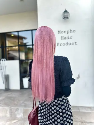 ロング カラー 井上 花音のヘアスタイル