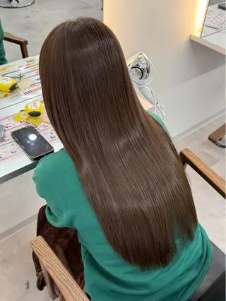 ロング カラー RIENS♡xrea 山本優舞のヘアスタイル