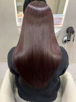 ロング 艶髪/髪質改善 /透明感カラー/鴻巣のヘアスタイル