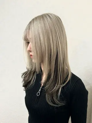 ロング graphy池袋 東ヶ崎　凌のヘアスタイル
