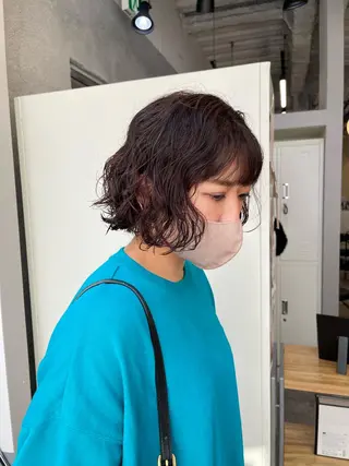 ショート パーマ ヘアアレンジ 早瀬裕之 パーマのヘアスタイル
