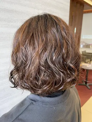 パーマ おおづの みかるのヘアスタイル