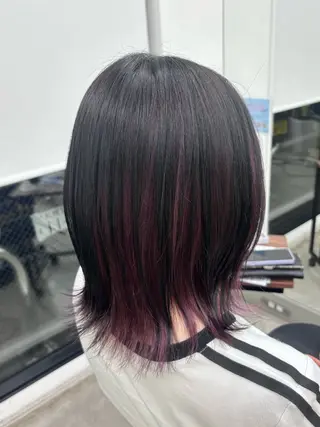 ミディアム カラー 鈴木 ちさきのヘアスタイル