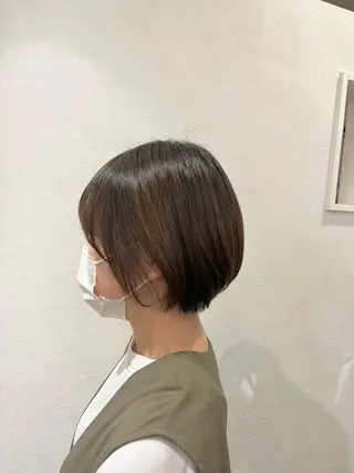 ショート sayaka 透明感カラーのヘアスタイル