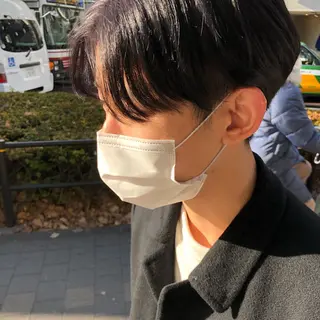 ショート カラー メンズ チャンモリパーマ/韓 国/Minami🦋のヘアスタイル