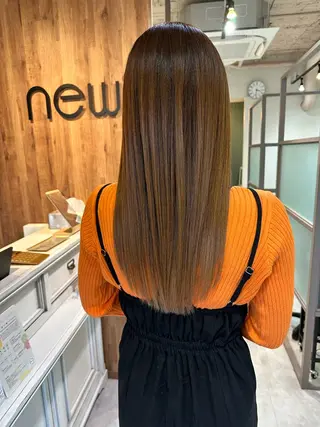 セミロング カラー newi国分寺 /髪質改善のヘアスタイル
