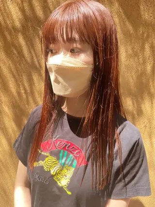 セミロング カラー 関 京磨のヘアスタイル