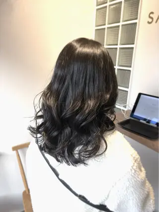 セミロング 渡辺 健太郎のヘアスタイル