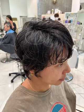 ショート パーマ 店舗代表　佐藤 幸平のヘアスタイル
