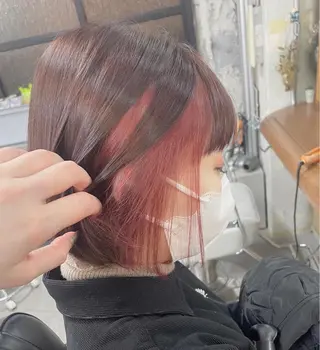 ミディアム CHIHIRO メリケンビューティーのヘアスタイル